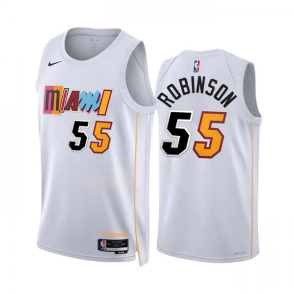 Miami Heat Trikot Duncan Robinson 55 Nike 2022-23 City Edition Weiß Swingman - Herren Miami Heat Trikot Duncan Robinson 55 Nike 2022-23 City Edition Weiß Swingman - Herren